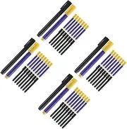 SHINEOFI 4sets Money Verification Pen Fake Checker for Businesses Counter Fit Marker Restaurant Supplies 16pcs*4