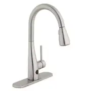 Nottely Touchless Single Handle Pull-Down Sprayer Kitchen Faucet in Stainless