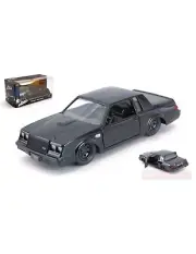 SCALE MODEL COMPATIBLE WITH DOM'S BUICK GRAND NATIONAL FAST & FURIOUS BLACK 1:32