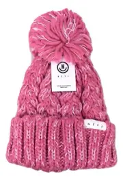 NEFF Youth Girls Kaycee Magneta Pink Beanie Knit Hat NWT 17F05014