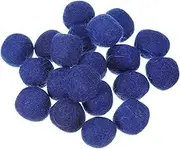 sourcing map 20 Pcs Wool Felt Balls Beads, 1.2 Inch Felt Pom Poms for Crafts, Handmade Pompoms Bulk Small Bead for Nursery Handicrafts and DIY Art Decoration, Navy Blue