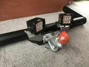 TRANSIT CAMPER OVERLAND Tow Ball Hitch Light Mounting MOUNT Bracket 4x4 Trailer