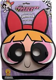 VTG The Powerpuff Girls Blossom Halloween Cosplay Eyemask Cartoon Network - NEW