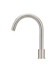 Meir Round Hob Mounted Swivel Spout Bathroom Laundry Outlet Brushed Nickel MS11