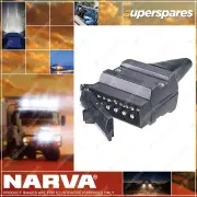 Narva 12 Pin Flat Trailer Plug Socket - Blister Type Pack 82171BL