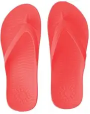 Cheeki Thongs Arch Support Red Kids Size Us1
