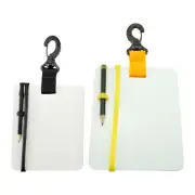 NEW Scuba Dive Underwater Writing Slate Mini Compass Pencil Gear Board