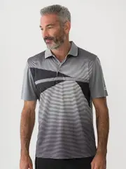 Cougars Quick Dry Polo Grey Black Print