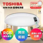 東芝 TOSHIBA 星環60W美肌LED吸頂燈 LEDTWRGB16-06S