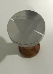 Coffee Tamper 58mm Stainless Steel And African Olive Wood Custom Made