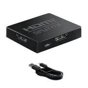 5V1A HDMI 4 Way Splitter Duplicator 1x4 Hub 1 in 4 out For Blu-Ray DVD Player