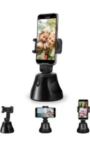 Gimbal Stabilizer for Smartphones - Auto Face Tracking Tripod 360° Rotation