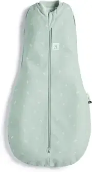 Ergopouch Organic Cotton Cocoon Swaddle Bag, 0.2 TOG, for Newborn Babies, Sage