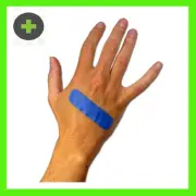 x300 BULK BLUE BANDAIDS FOOD SAFE DETECTABLE STRIPS BREATHABLE