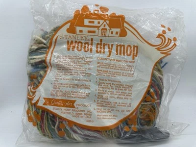 VINTAGE STANLEY HOME PRODUCTS DRY MOP HEAD NIP FOR SLIMLINE HANDLE New