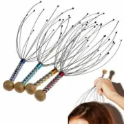 Head Neck Scalp Massager Massage Octopus Equipment Stress Release Relax Tool