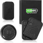 HIDEDC Metal Fidget Toys Gift Pack, Fidget Slider Haptic Coin EDC Fidget Toy for Adults, Black, Helps Relieve ADHD/ADD/Autism