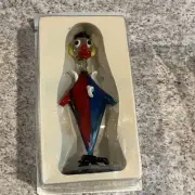 Vintage Murano Style Smiling Clown Art Glass Beautiful Colors!