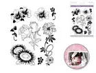 Forever in Time Clear Cling Rubber Stamp Floral Fantasy