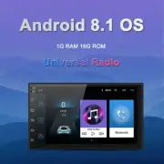 Car Multimedia Player Andriod GPS Navigation 2DIN WiFi USB 7" Backup Monitor