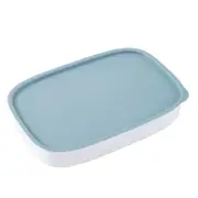 2Pcs Kitchen Containers Dumplings Storage Containers Box Refrigerator Organizer Plastic Superimposed Box with Lid Keep Food Fresh