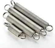 10Pcs 0.8mm Extension Spring 304 Stainless Steel Tension Spring with Double Hook Wire Dia 0.8mmOuter Diameter8-10mmLength 20-60mm(0.8x10x60mm)