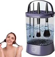 Electric Makeup Brush Cleaner - Makeup Brush Cleaning Machine, Waterproof Automatic Makeup Brush Cleaner for Makeup Brush Set, Quick Efficient Cleaning Make Up Cleanser for All Size (B Type*1)