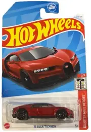 Hot Wheels 16 Bugatti Chiron, Burgundy