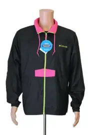 Columbia Flashback Collared Jacket Windbreaker Water Wind Resistant Rain Coat XL