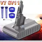 9.5Ah Battery For Dyson V7 Animal V7 SV11 Motorhead Trigger Absolute / Filter