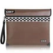 6200°F Fireproof Document Bag with upgrated Fireproof Zipper Fire Proof Money...