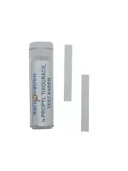 N-Propylthiouracil Test Paper for Genetic Taste Testing, 100 Strips per Vial