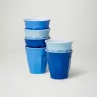 Barel Designs Classic "Glacier" Melamine Tumblers 200mL - Set of 6 Picnic Cups
