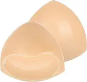 [Runmeihe] Double Sided Sticky Bra Inserts, Invisible Women's Adhesive Bra Bra Pads Inserts, Push up Breast Pads Reusable Washable