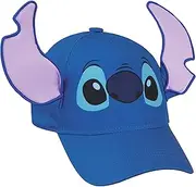 [Disney] Stitch Baseball Cap Girls Summer Holiday Essentials One Size Adjustable Strap Childrens Sun Hat Lightweight Breathable 3D Cap for Girls Stitch Gifts for Girls (Blue), Blue, One size