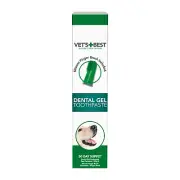 VET'S BEST Dental Gel Toothpaste for Dogs (Finger Brush Included) 100g