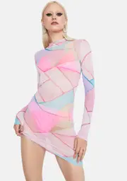 Twisted Dream Patchwork Dress