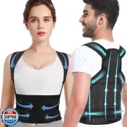 Posture Corrector for Women and Men,Adjustable Full Back Brace and Shoulder S
