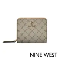 在飛比找PChome24h購物優惠-NINE WEST LINNETTE 方型拉鍊短夾-LOGO