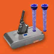 Vacuum Cleaner Battery For ALL Dyson V8 / SV10 - Full Capacity + 2 Pre Filters