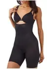Spanx Women's Thinstincts 2.0 Open-Bust Mid-Thigh Bodysuit Size~ 2X New