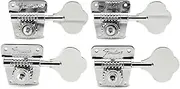 Fender® Pure Vintage '70S Bass Tuning Machines for Electric Bass 4L Finish: Chrome