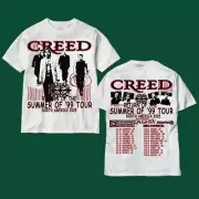 Vintage Creed 2025 T-shirt, Tour Summer of '99 Tee Rock Band Tee Gift for Fans
