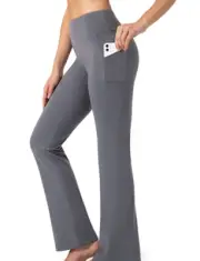 28"/30"/32"/34" Inseam Women's Bootcut Yoga Pants Long Bootleg High-Waisted Flar