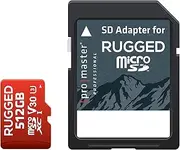 ProMaster Micro SDXC 512GB Rugged™ Memory Card, (Model 65625)