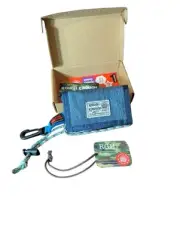 Rough Enough Kids Blue Wallet Kit For Boys Girls Teen with Neck Lanyard Denim