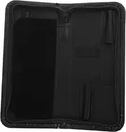 Professional Scissors Storage Bag Tool Bag Barber Clippers Hairdresser Scissor Holder Hairdresser Scissor Bag Hair Salon Scissor Bag Barber Organizer Barber Bag Leather Black