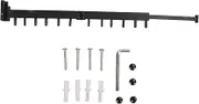 Wall Mounted Retractable Aluminum Laundry Drying Rack for Indoor Balcony Space Saving Clothes Hanger Rack (2 Fold)