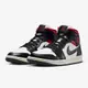 【NIKE】WMNS AIR JORDAN 1 MID 籃球鞋 男鞋 女鞋 AJ1 喬丹 黑白紅-BQ6472061