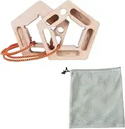 Eigell Climbing Fingerboard Hangboard Hanging Practice Board Bouldering Training Board for Door Frame